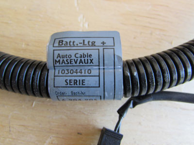 Battery Cable, (Plus Pole) 61126904905 E65 E66 745i 745Li 750i 750Li 760i 760Li5